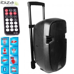 Ibiza Sound HYBRID10VHF-BT ΣΥΣΤΗΜΑ PA ΜΑΥΡΟ 200/400W 4Ohm